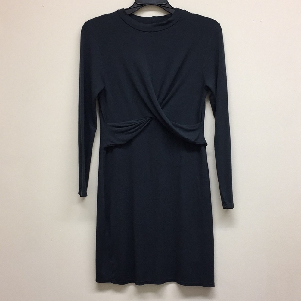 TOPSHOP dark gray dress